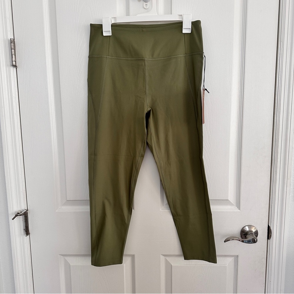 Girlfriend Collective // Olive Green Leggings